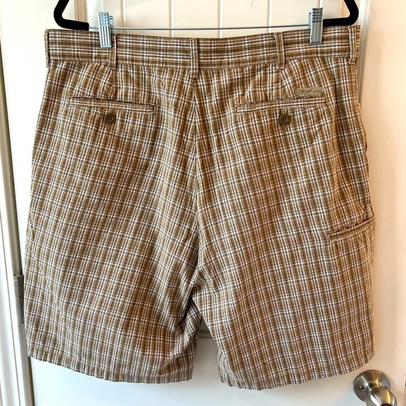 Perry Ellis 100% Cotton Plaid Shorts Size 38 - Picture 2 of 12